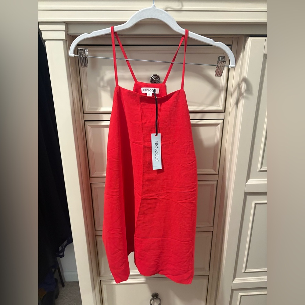Prologue Red Spaghetti-Strap Top